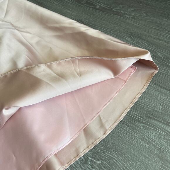 Alfred Sung Dress Size 2 Satin Twill Halter Toasted Sugar Maxi Gown D772 - Picture 14 of 16